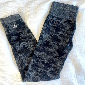 Black Camo Gymshark Seamless Leggings